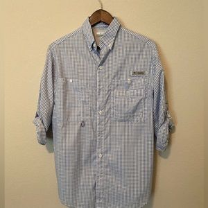 Men’s Small Long Sleeve Columbia Fishing Shirt